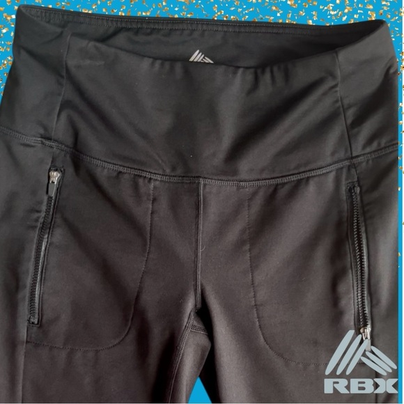 RBX Jet Black Performance Leggings - Picture 2 of 9